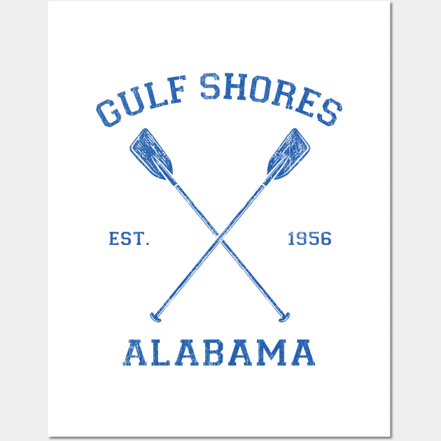 Gulf Shores Alabama Vacation Wall Art by Vector Deluxe